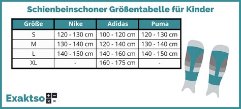 schienbeinschoner adidas kinder größe|Schienbeinschoner Größentabelle für Kinder und .